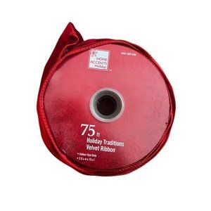 Home Accents 75ft Velvet Ribbon
